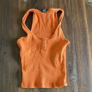 Cropped tank by ASOS design in orange US size 4